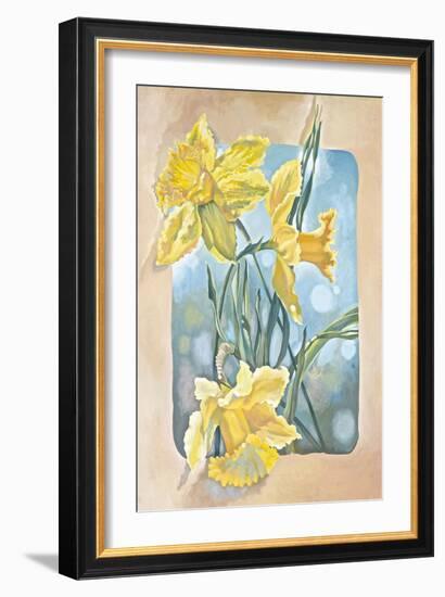 Daffodils-Judy Mastrangelo-Framed Giclee Print