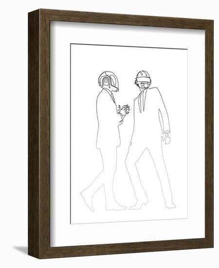 Daft Punk-Logan Huxley-Framed Art Print