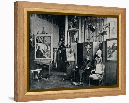 'Dagnan in his Studio', c1897-Unknown-Framed Premier Image Canvas