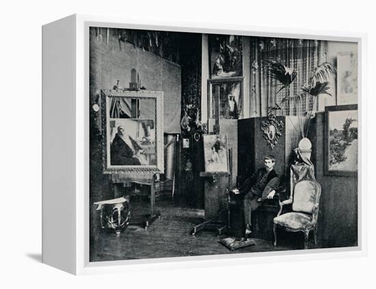 'Dagnan in his Studio', c1897-Unknown-Framed Premier Image Canvas