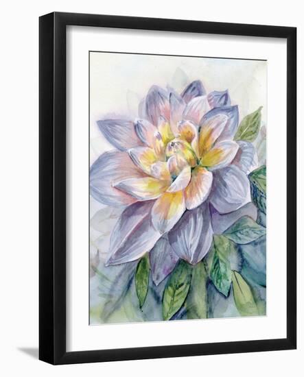 Dahlia Blue 2-Patti Bishop-Framed Art Print