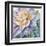 Dahlia Blue 3-Patti Bishop-Framed Art Print