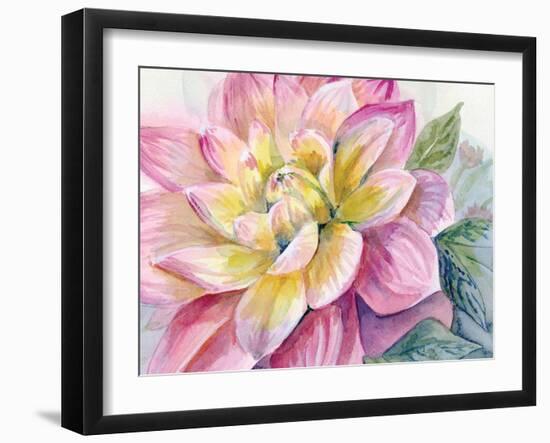 Dahlia Pink 1-Patti Bishop-Framed Art Print