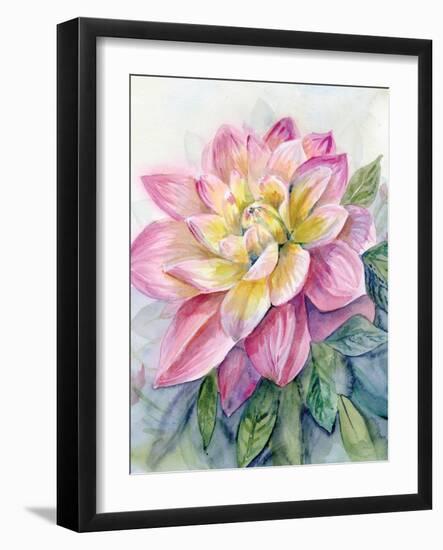 Dahlia Pink 2-Patti Bishop-Framed Art Print