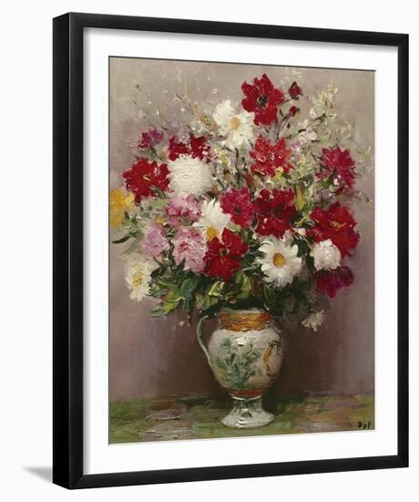 Dahlias Dans Un Pot Empire-Marcel Dyf-Framed Giclee Print