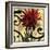 Dahlias & Scrolls II-Jennifer Goldberger-Framed Art Print