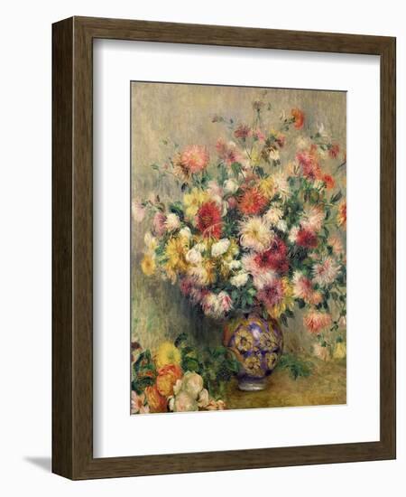 Dahlias-Pierre-Auguste Renoir-Framed Giclee Print