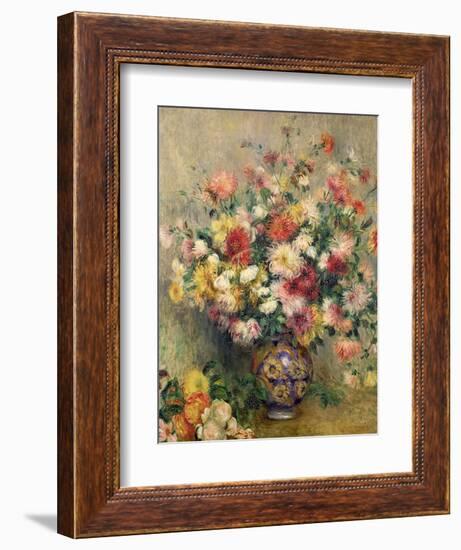 Dahlias-Pierre-Auguste Renoir-Framed Giclee Print