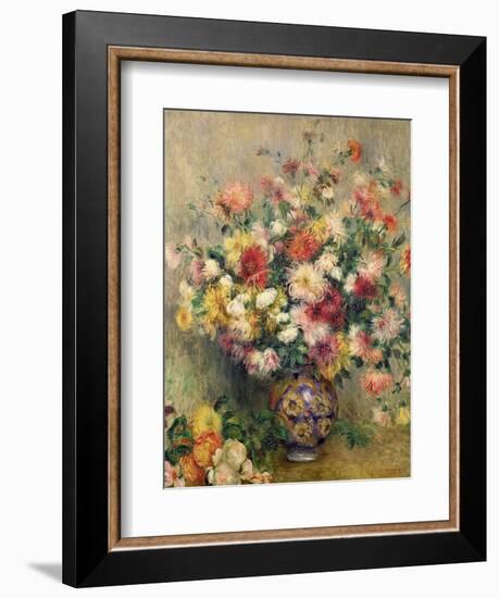 Dahlias-Pierre-Auguste Renoir-Framed Giclee Print