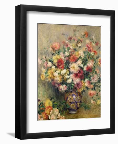 Dahlias-Pierre-Auguste Renoir-Framed Giclee Print