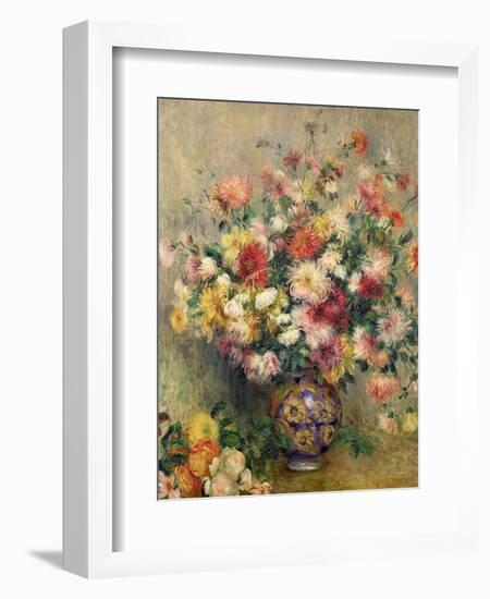 Dahlias-Pierre-Auguste Renoir-Framed Giclee Print