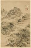 Viewing the Waterfalls at Longqiu, 1847-Dai Xi-Mounted Giclee Print