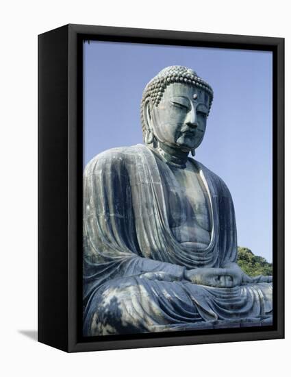 Daibutsu, the Great Buddha Statue, Kamakura, Tokyo, Japan-Gavin Hellier-Framed Premier Image Canvas