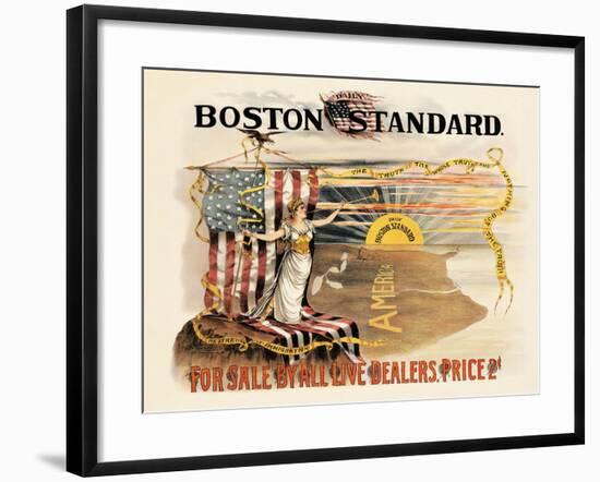 Daily Boston Standard For Sale By All Live Dealers-null-Framed Art Print