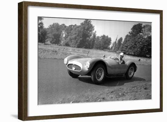 Daily Herald Race Meeting 1955-Hicklin Barham and-Framed Photographic Print