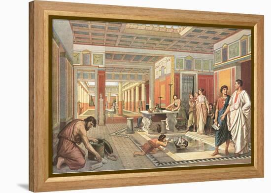 Daily Life in Pompeii-null-Framed Stretched Canvas