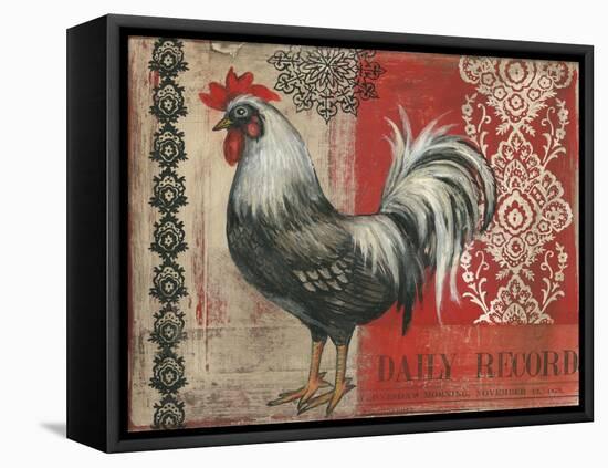 Daily Record II-Kimberly Poloson-Framed Stretched Canvas