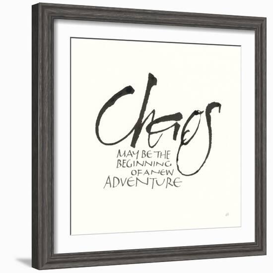 Daily Saying II-Chris Paschke-Framed Art Print