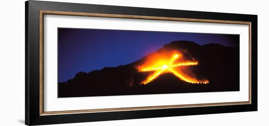 Daimonji Kyoto Japan-null-Framed Photographic Print