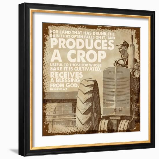 Dairy Farm-John Atherton-Framed Giclee Print