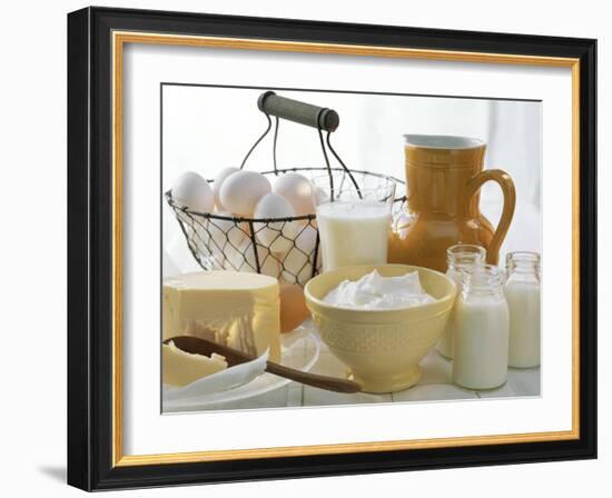 Dairy Still Life with Eggs-Eising Studio - Food Photo and Video-Framed Photographic Print