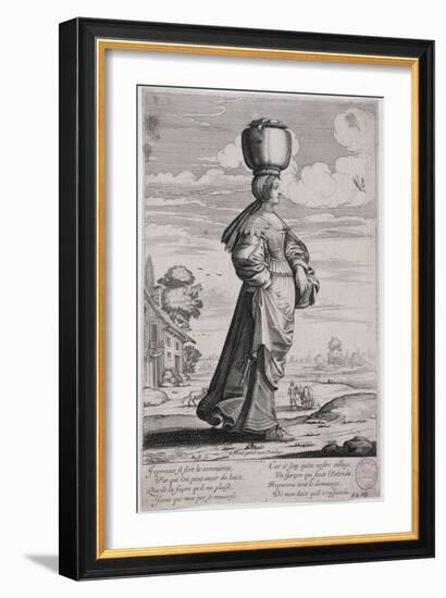 Dairywoman-Abraham Bosse-Framed Giclee Print