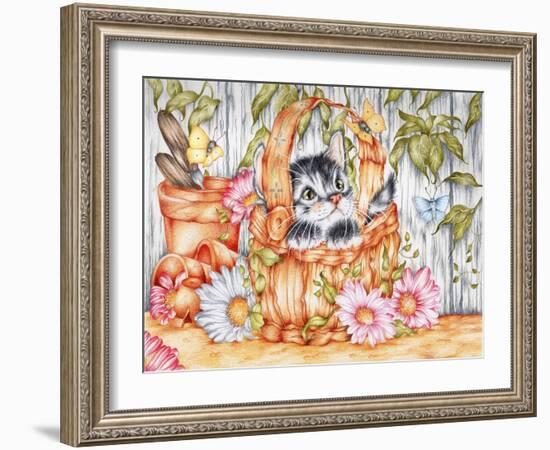 Daisie Kitten-Karen Middleton-Framed Giclee Print