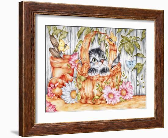 Daisie Kitten-Karen Middleton-Framed Giclee Print