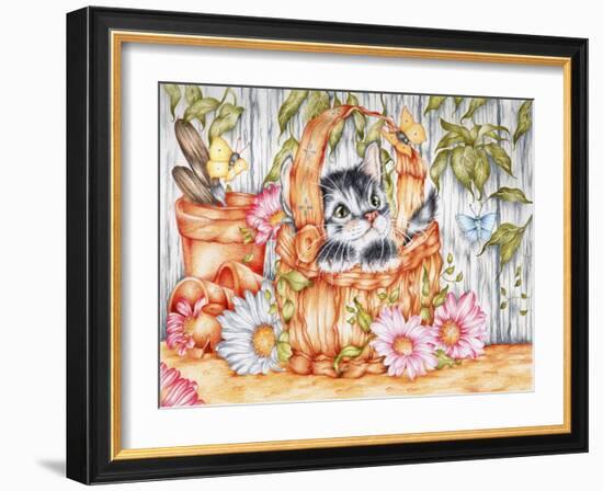 Daisie Kitten-Karen Middleton-Framed Giclee Print