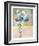 Daisies and Pansies, a Loose Bond-Christine Cohen-Framed Art Print