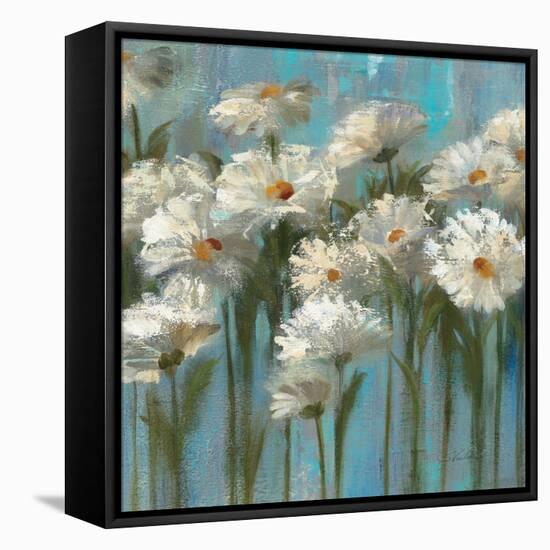 Daisies by the Lake-Silvia Vassileva-Framed Stretched Canvas