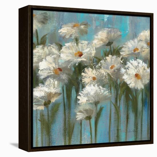 Daisies by the Lake-Silvia Vassileva-Framed Stretched Canvas