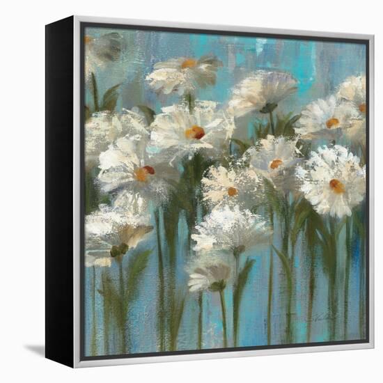 Daisies by the Lake-Silvia Vassileva-Framed Stretched Canvas