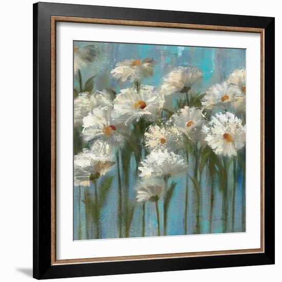 Daisies by the Lake-Silvia Vassileva-Framed Art Print