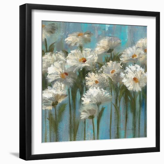 Daisies by the Lake-Silvia Vassileva-Framed Art Print