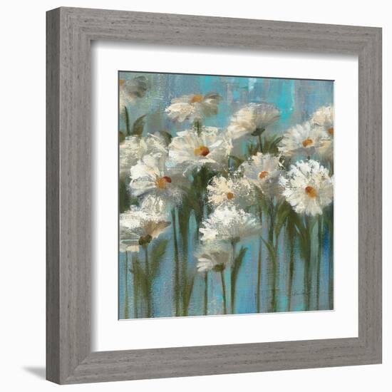 Daisies by the Lake-Silvia Vassileva-Framed Art Print