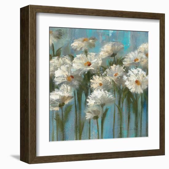 Daisies by the Lake-Silvia Vassileva-Framed Art Print