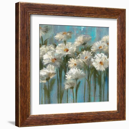 Daisies by the Lake-Silvia Vassileva-Framed Art Print