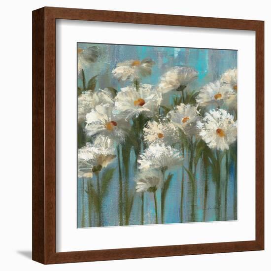 Daisies by the Lake-Silvia Vassileva-Framed Art Print