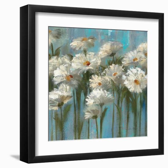 Daisies by the Lake-Silvia Vassileva-Framed Art Print