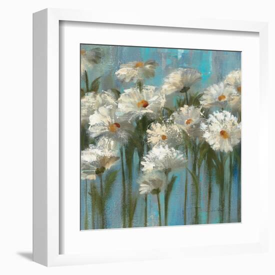 Daisies by the Lake-Silvia Vassileva-Framed Art Print