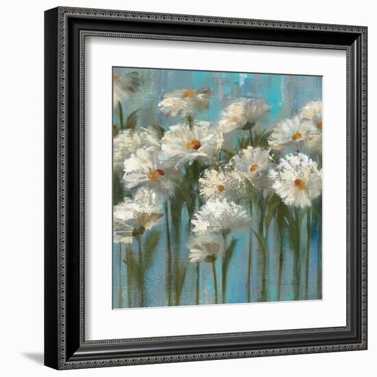 Daisies by the Lake-Silvia Vassileva-Framed Art Print