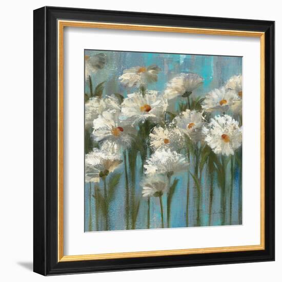 Daisies by the Lake-Silvia Vassileva-Framed Art Print