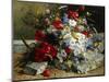 Daisies, Cornflowers and Poppies-Eugene Henri Cauchois-Mounted Photographic Print