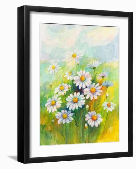 Daisies in a Flower-ZPR Int’L-Framed Giclee Print