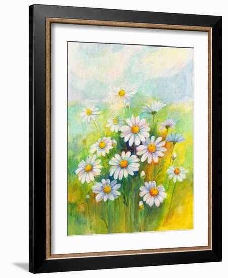 Daisies in a Flower-ZPR Int’L-Framed Giclee Print