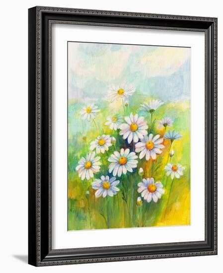 Daisies in a Flower-ZPR Int’L-Framed Giclee Print