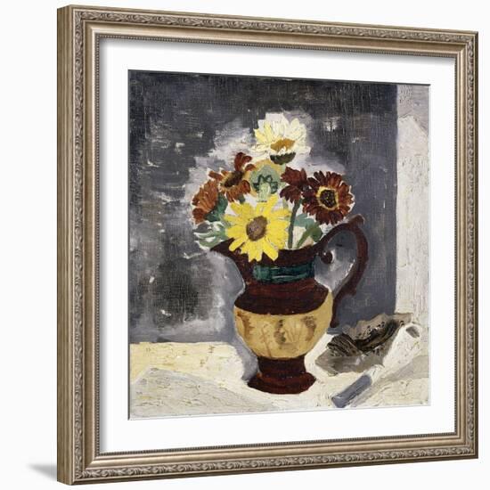 Daisies in a Lustre Jug, St. Ives-Christopher Wood-Framed Giclee Print