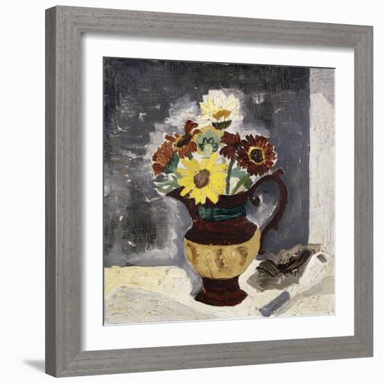 Daisies in a Lustre Jug, St. Ives-Christopher Wood-Framed Giclee Print