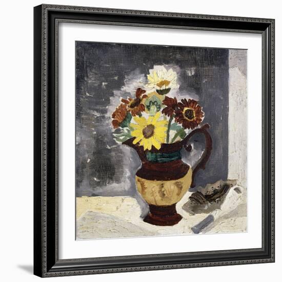 Daisies in a Lustre Jug, St. Ives-Christopher Wood-Framed Giclee Print